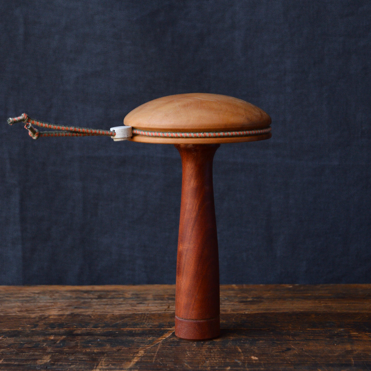 Super Deluxe Darning Mushroom with Groove & Needle Case