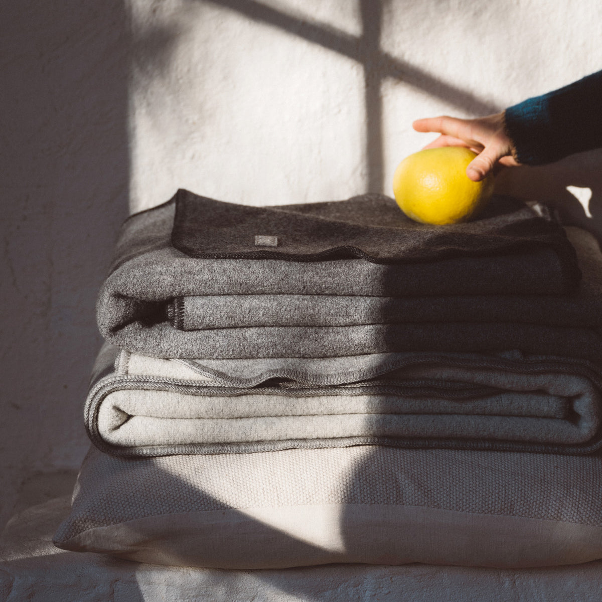 Double Faced Boiled Wool Blanket Organic Merino (200x135cm)