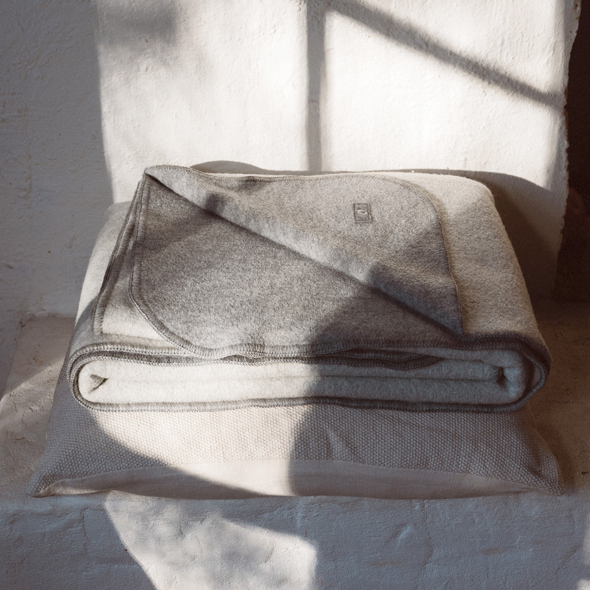 Double Faced Boiled Wool Blanket Organic Merino (200x135cm)