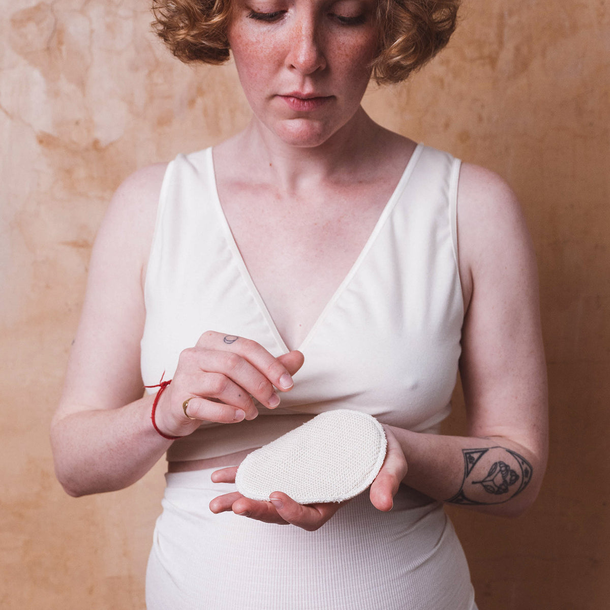Breast Pads in 2 layers - Silk/Wool (2 Pairs)