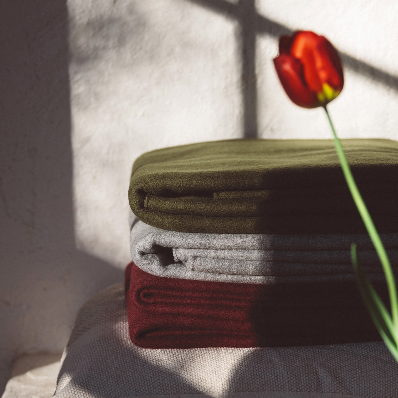 Boiled Wool Blanket Organic Merino (200x135cm)