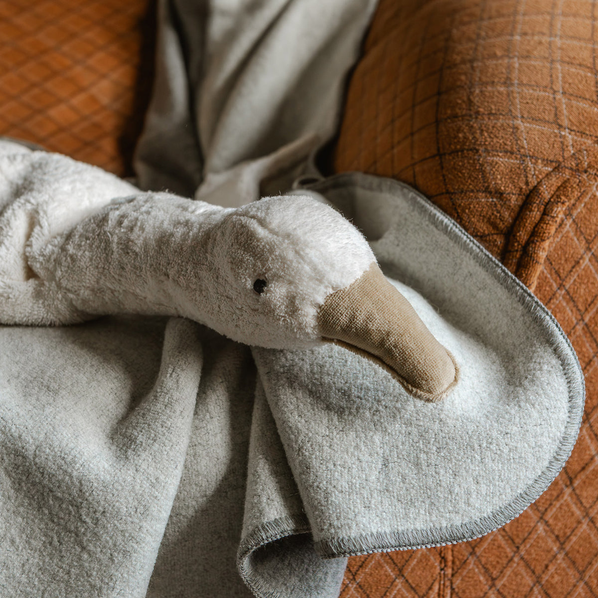 Double Faced Boiled Wool Blanket Organic Merino (200x135cm)