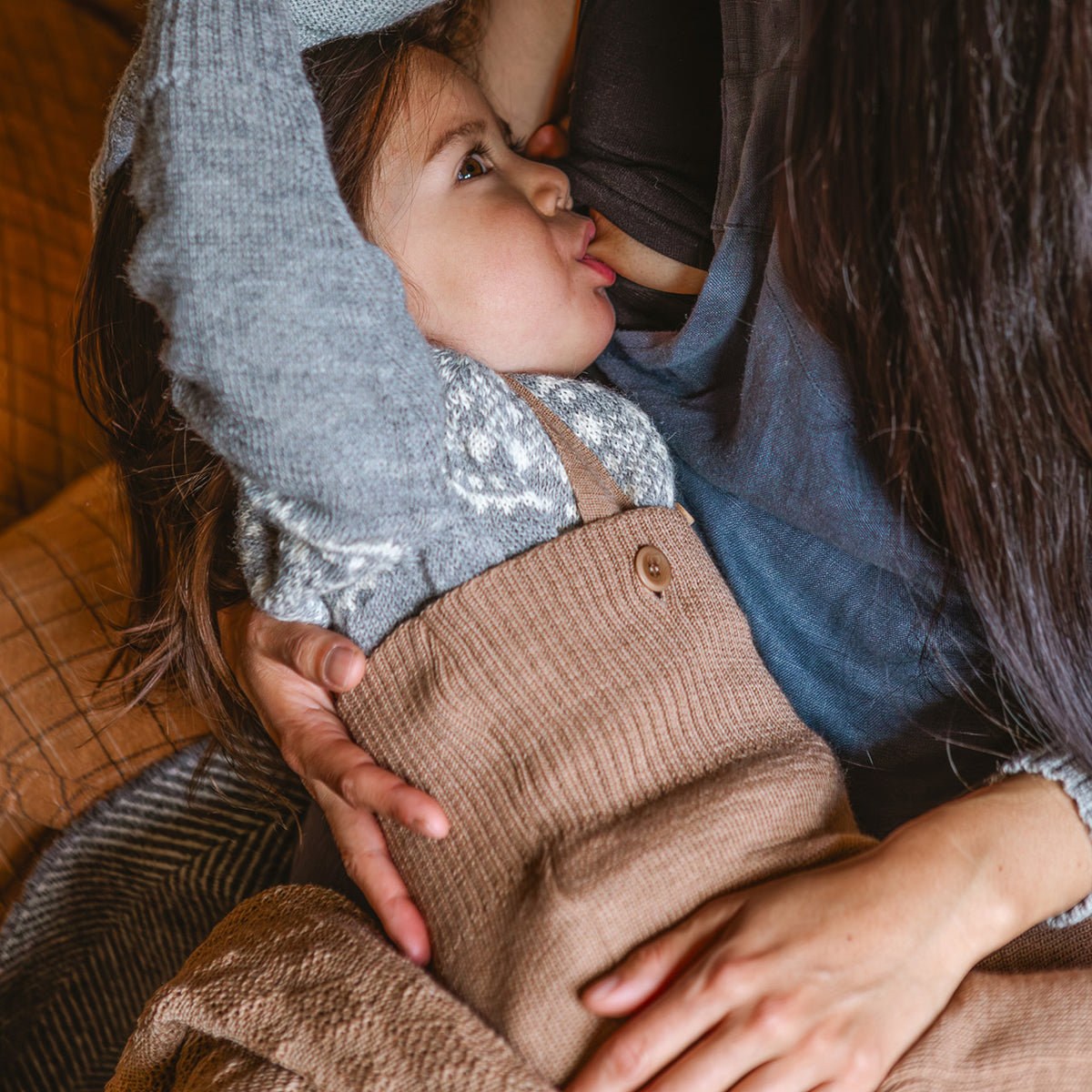 Knitted Dungarees - Organic Merino Wool (3m-4y)