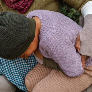 Knitted Merino Rib Leggings/Pants (0-10y+)