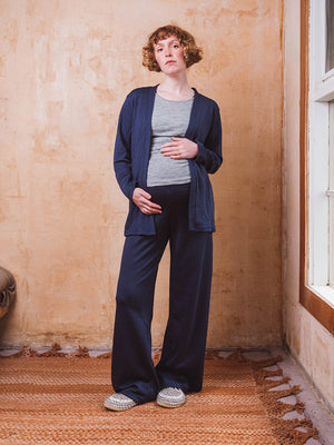 Women's Casual Lounge Pants - Organic Merino/Silk