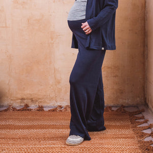 Women's Casual Lounge Pants - Organic Merino/Silk
