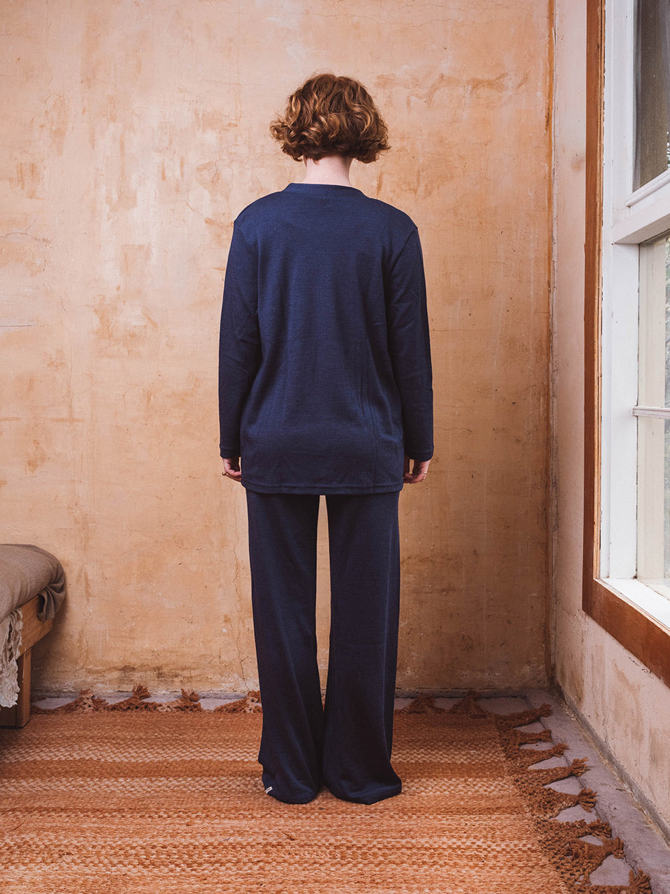 Women's Casual Lounge Pants - Organic Merino/Silk