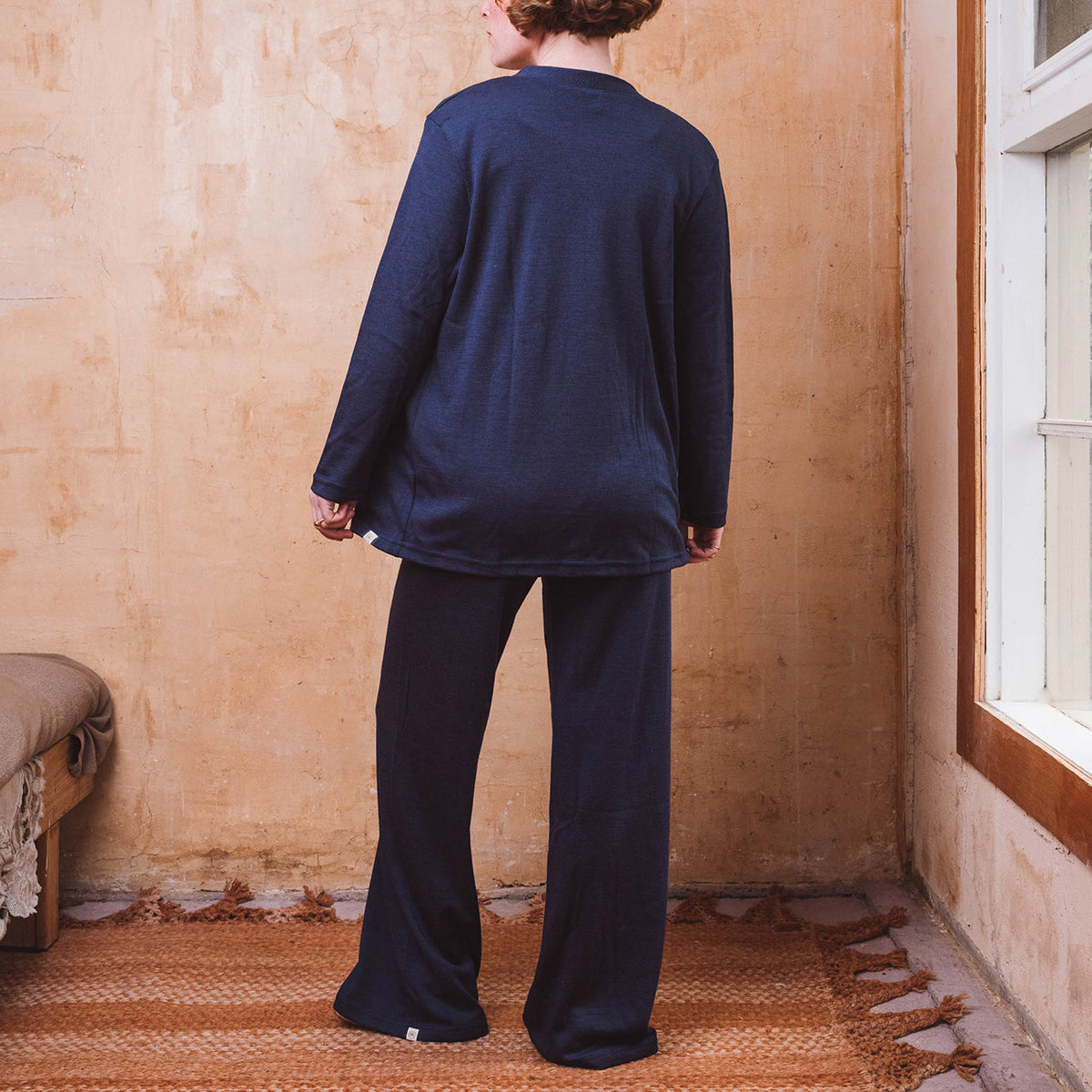 Women's Casual Lounge Pants - Organic Merino/Silk
