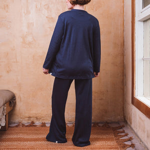 Women's Casual Lounge Pants - Organic Merino/Silk