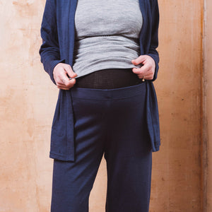 Women's Casual Lounge Pants - Organic Merino/Silk