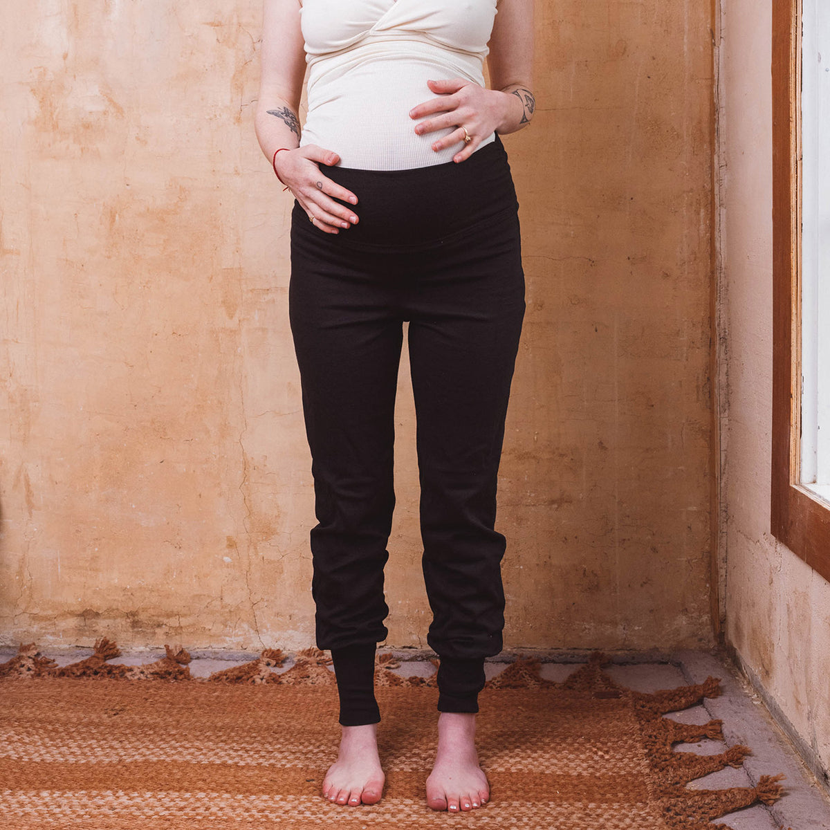 Organic Merino Wool/Silk Yoga Pants
