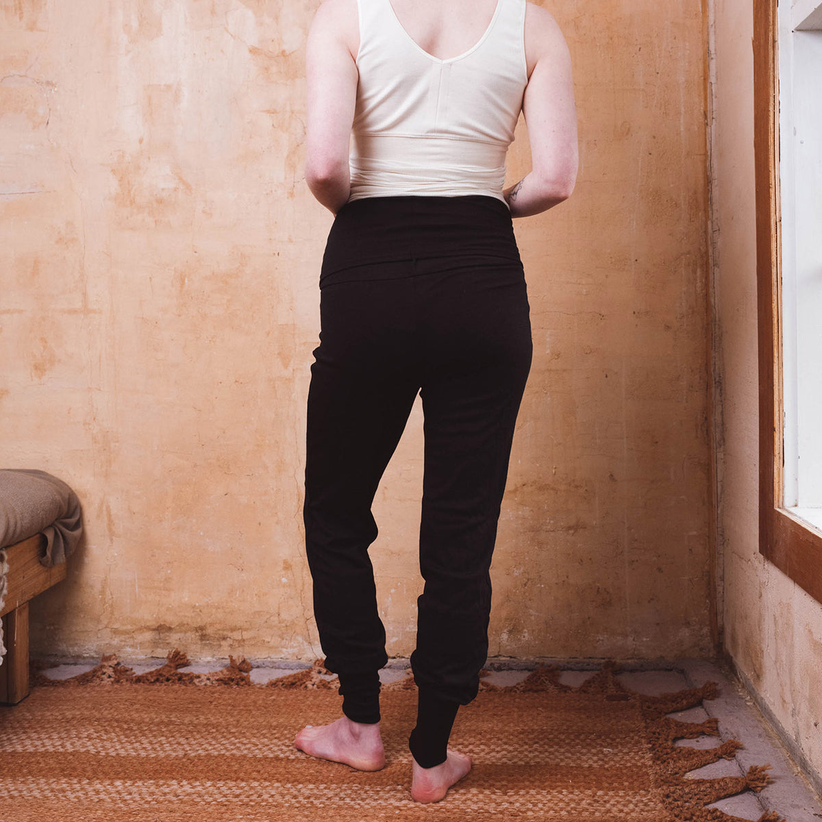 Organic Merino Wool/Silk Yoga Pants