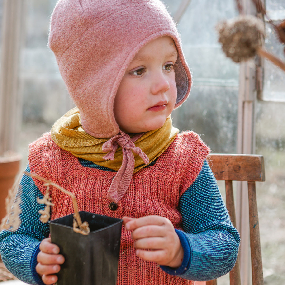 Tube Scarf - Organic Wool/Silk (Child-Adult)