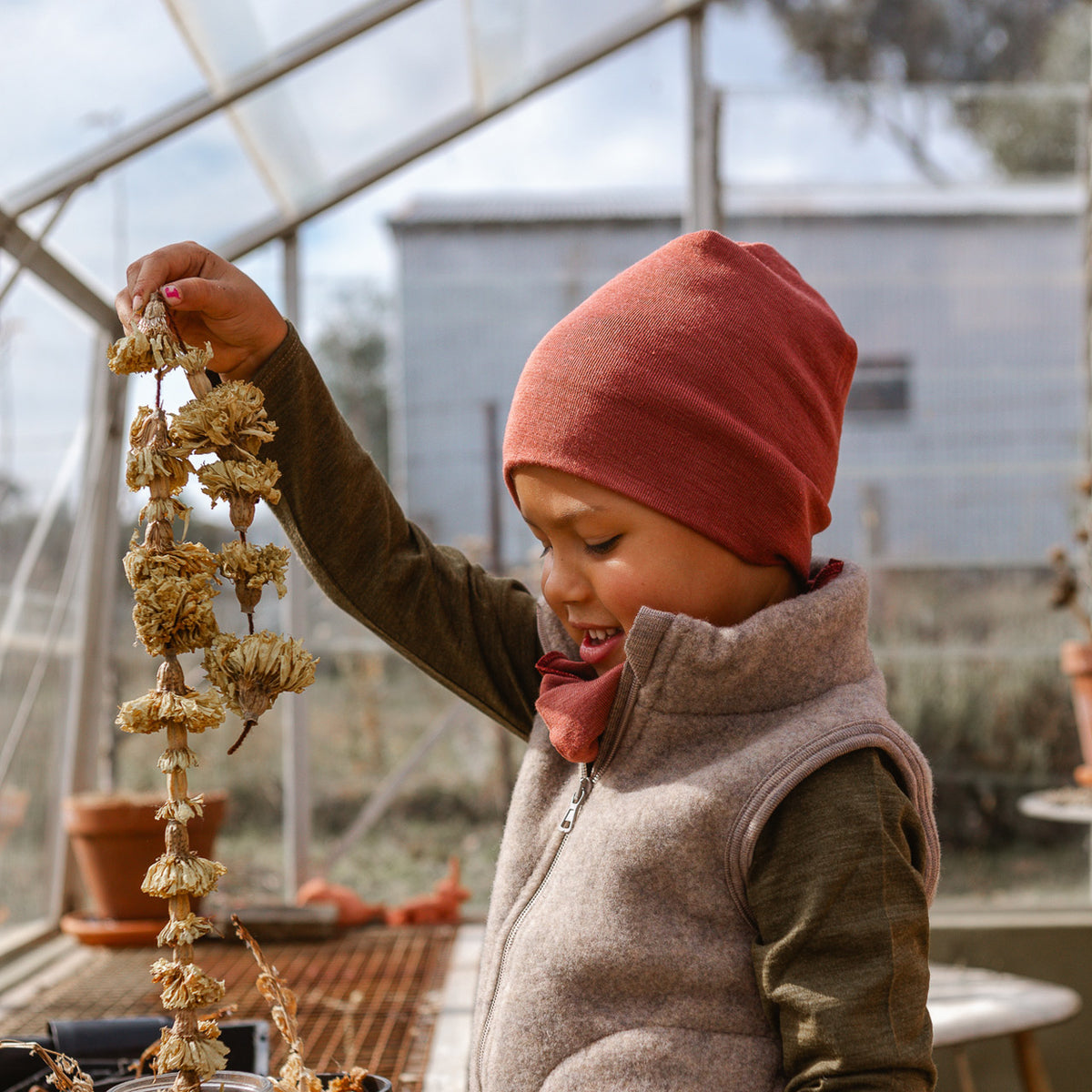 Beanie - Organic Wool/Silk (6m-5y+)