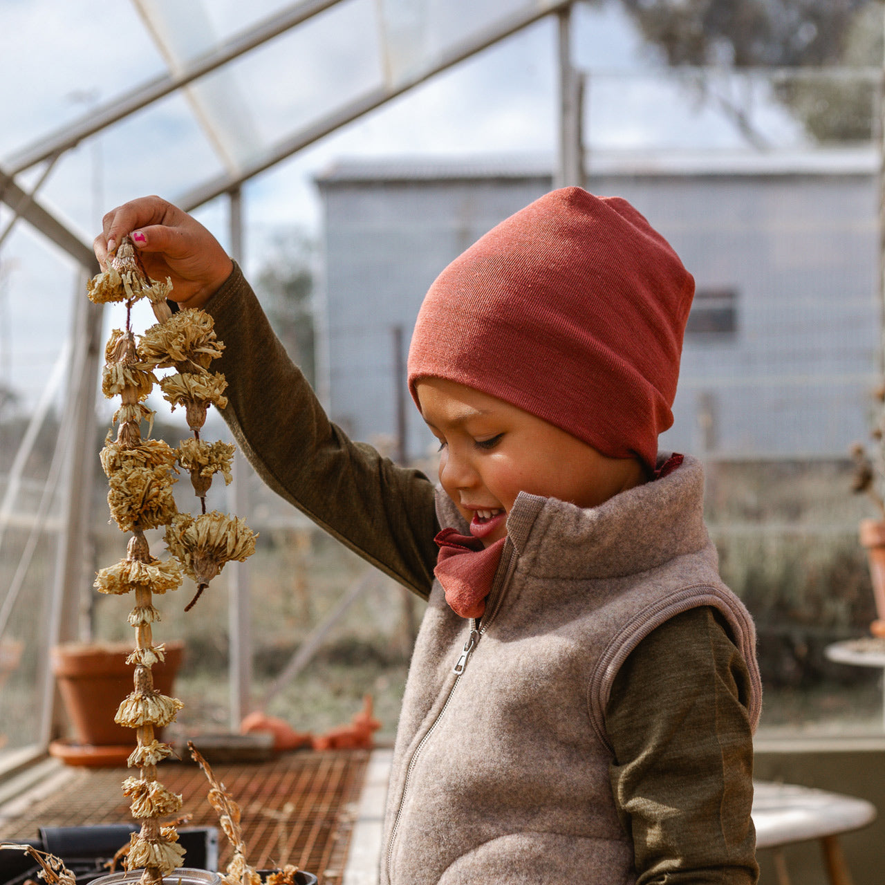 Beanie - Organic Wool/Silk (6m-5y+)