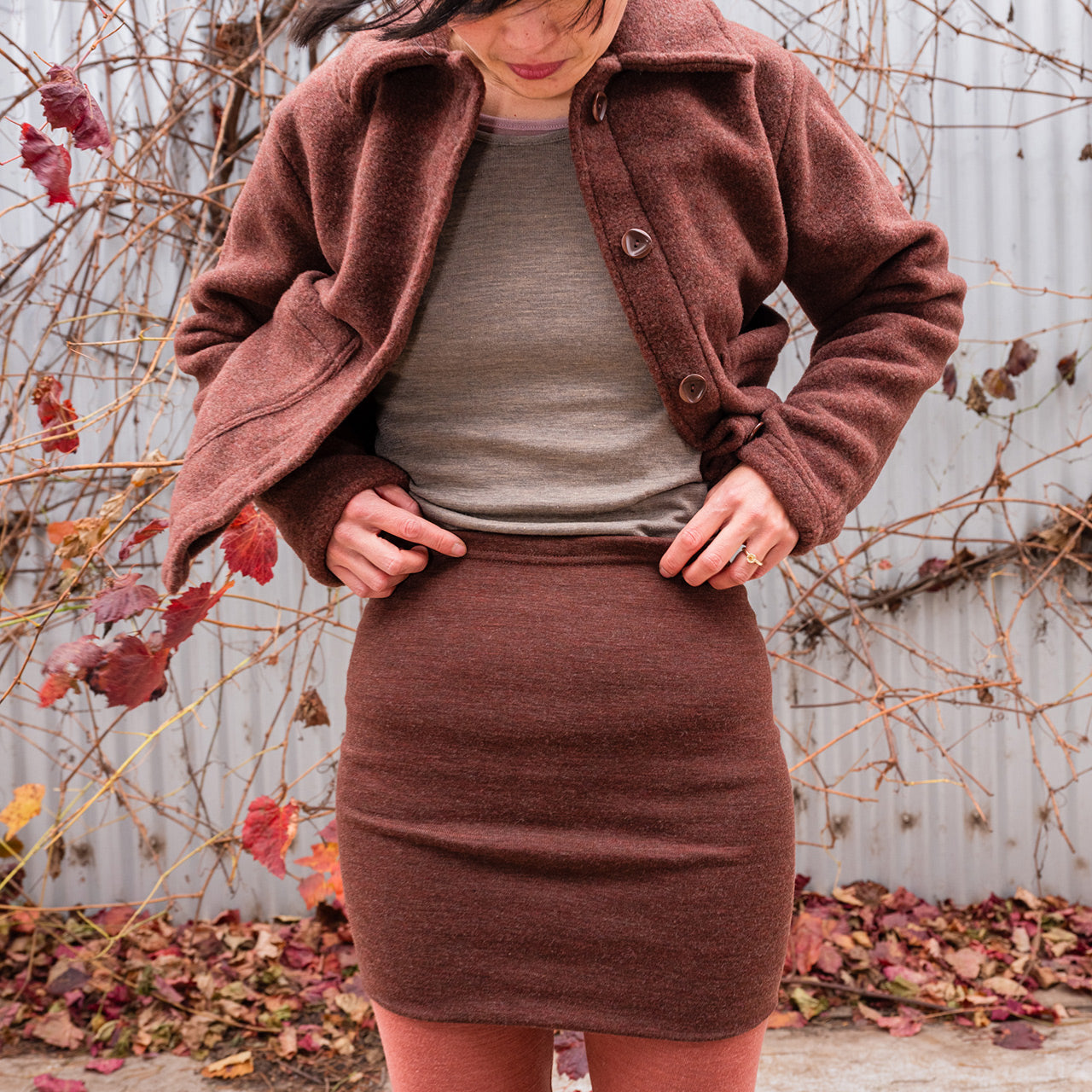 Adults Multi-Tube Scarf/Skirt/Belly Warmer - 100% Organic Merino