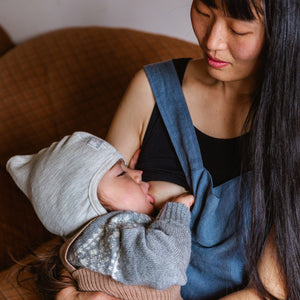Breastfeeding/Maternity Tank in Merino/Silk