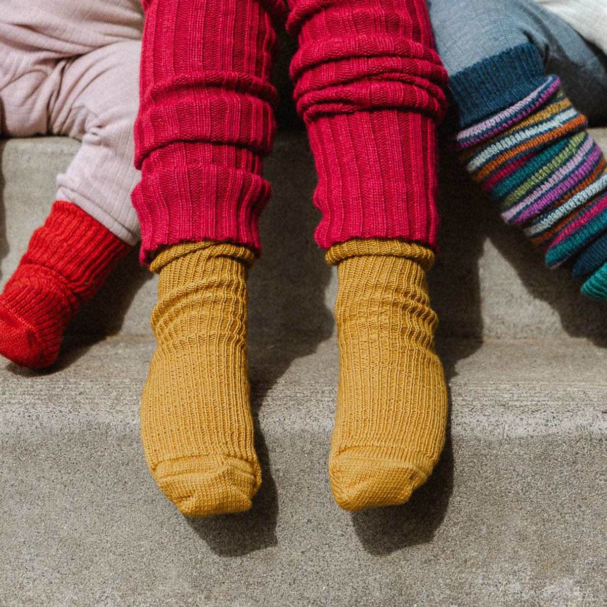 Child's Chunky Organic Wool Socks