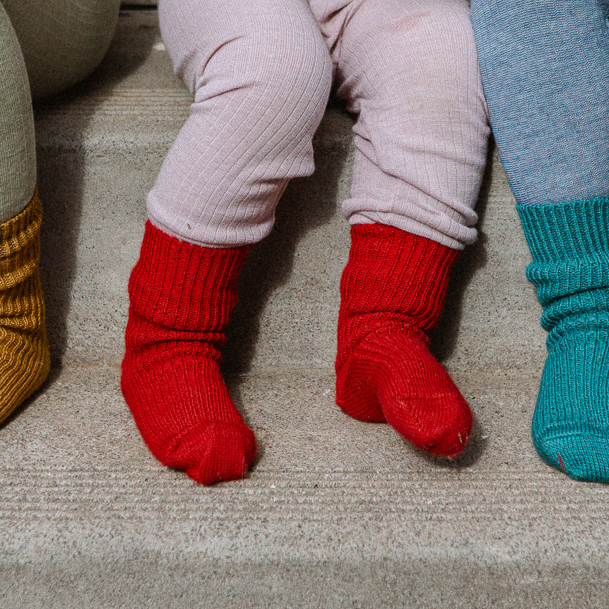 Child's Chunky Organic Wool Socks