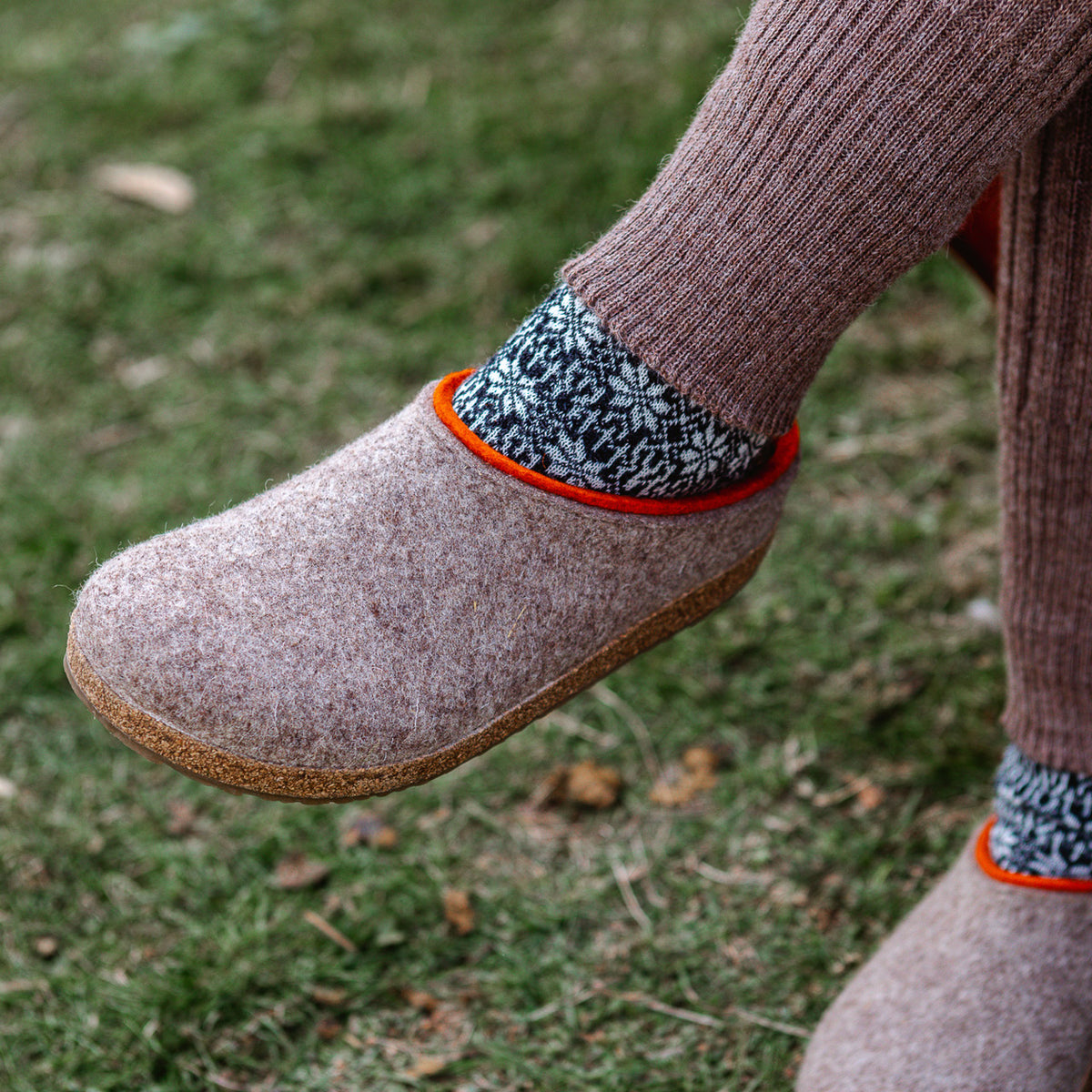Fine Snowflake Wool Socks - Organic Merino (Adults 36-43) *Returning 2026