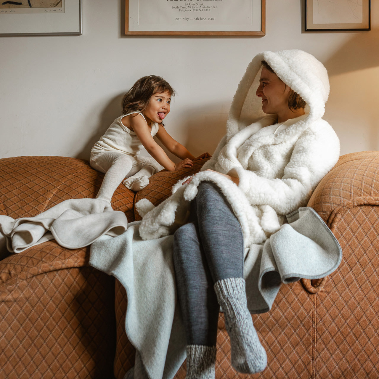 ladies wool dressing gown Dressing gown
