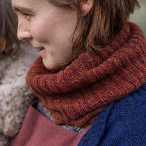 Crossknit Tube Scarf - 100% Baby Alpaca (Adults)