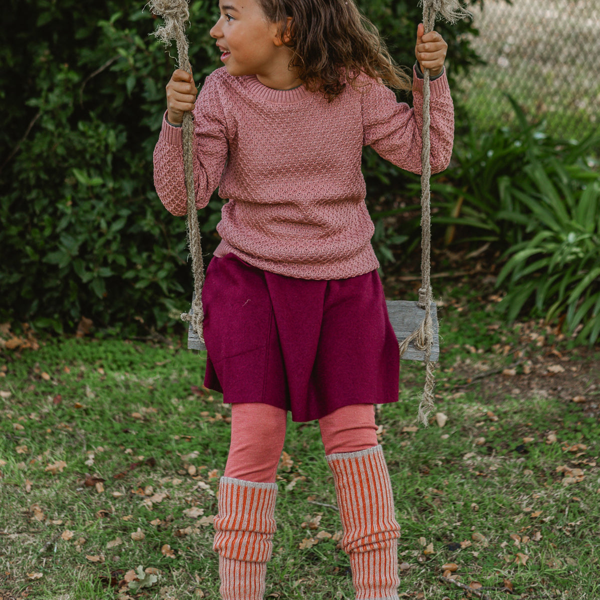 Brioche Rib Knit Legwarmers - 100% Baby Alpaca (Kids-Adults)