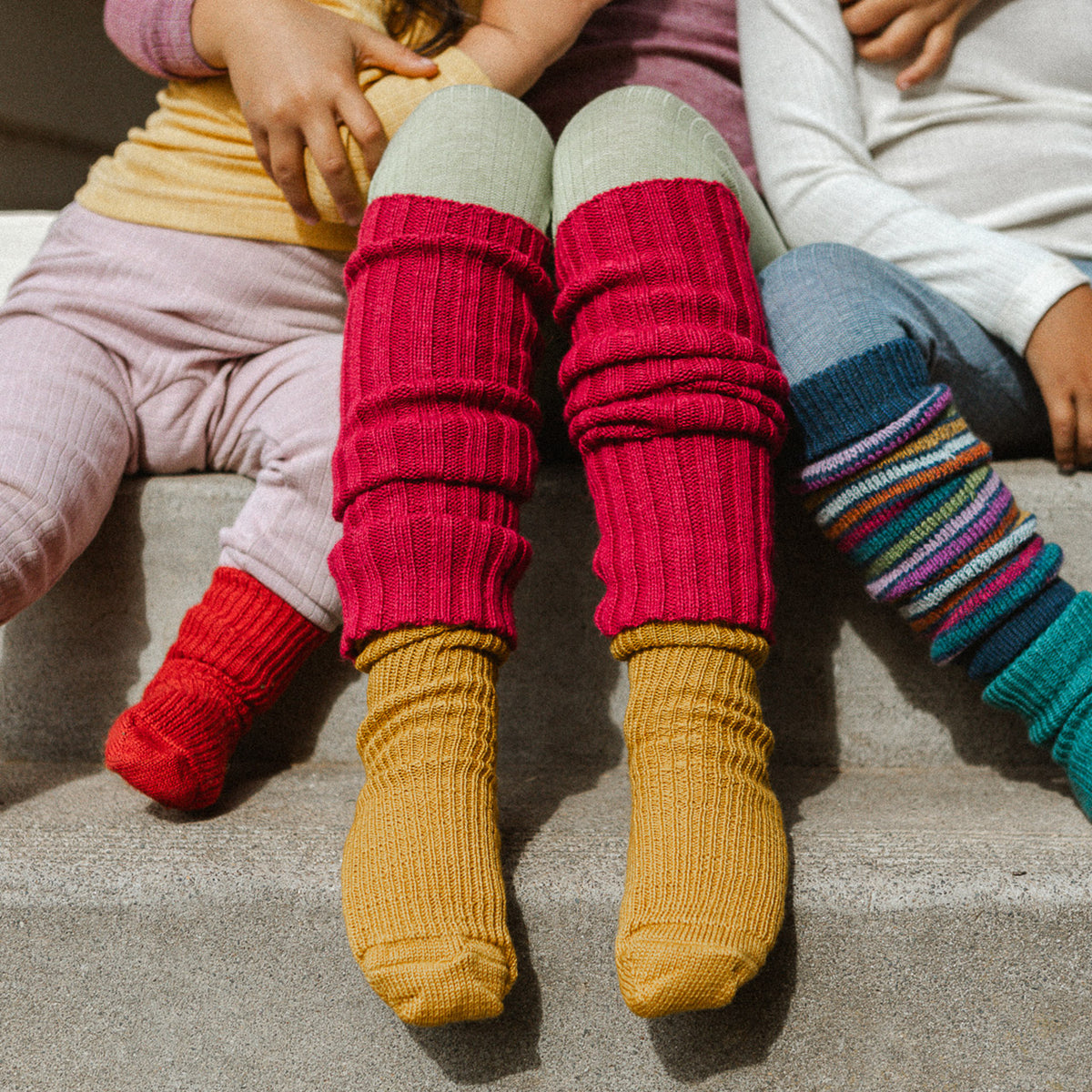 Ribbed Legwarmers - 100% Baby Alpaca (Kids-Adults) *Returning 2026