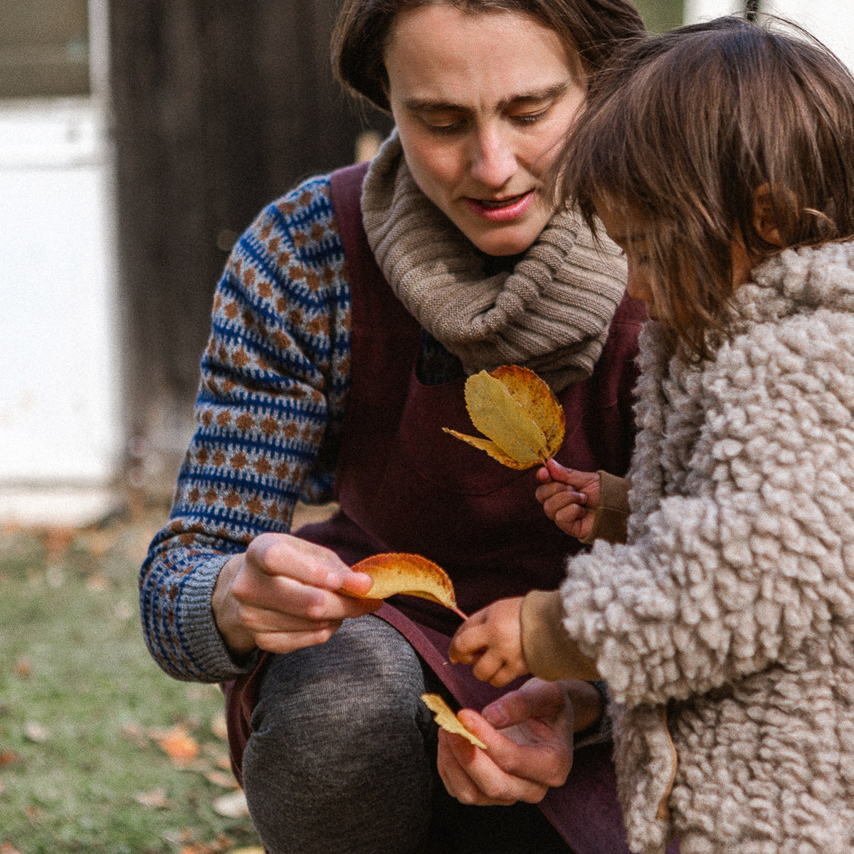 Jacquard Sweater - 100% Lambswool - AW25  Dark Navy (2-12y+)