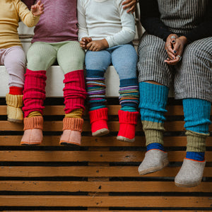 Boiled Wool Slipper Boots - Karl - Cinnamon (Kids 21-35)