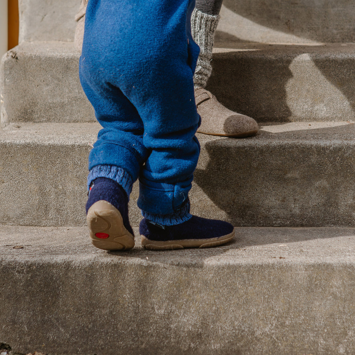 Boiled Wool Slipper Boots - Karlo - Papier (Kids 23-35) *Pre-Orders open Jan