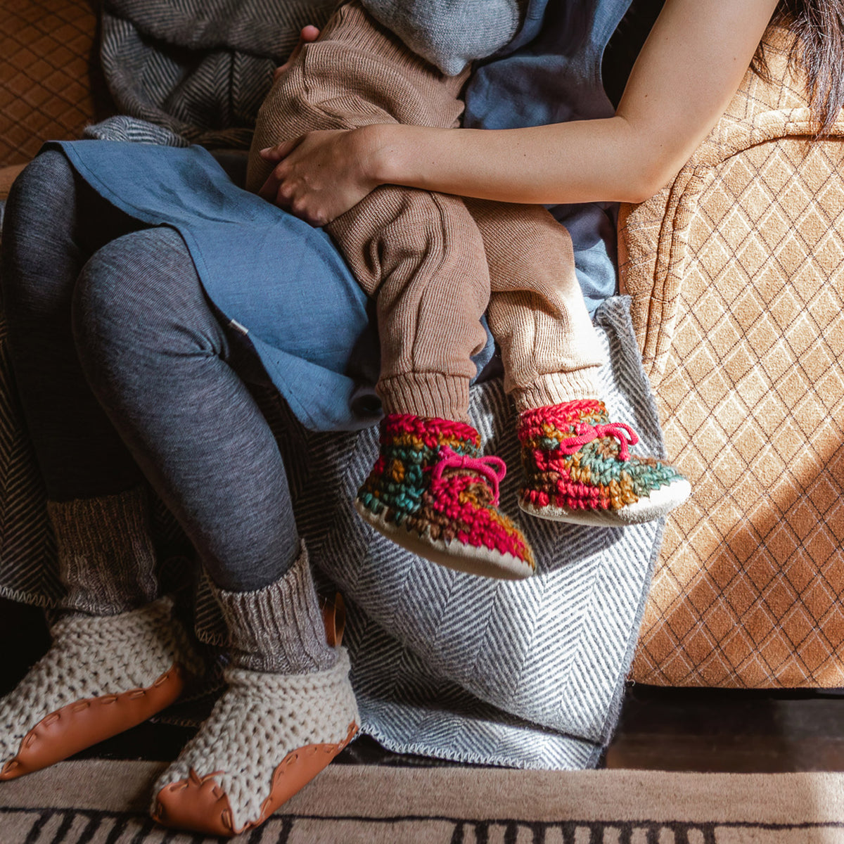 Padraig Slippers - Autumn Leaves (0-8y+)