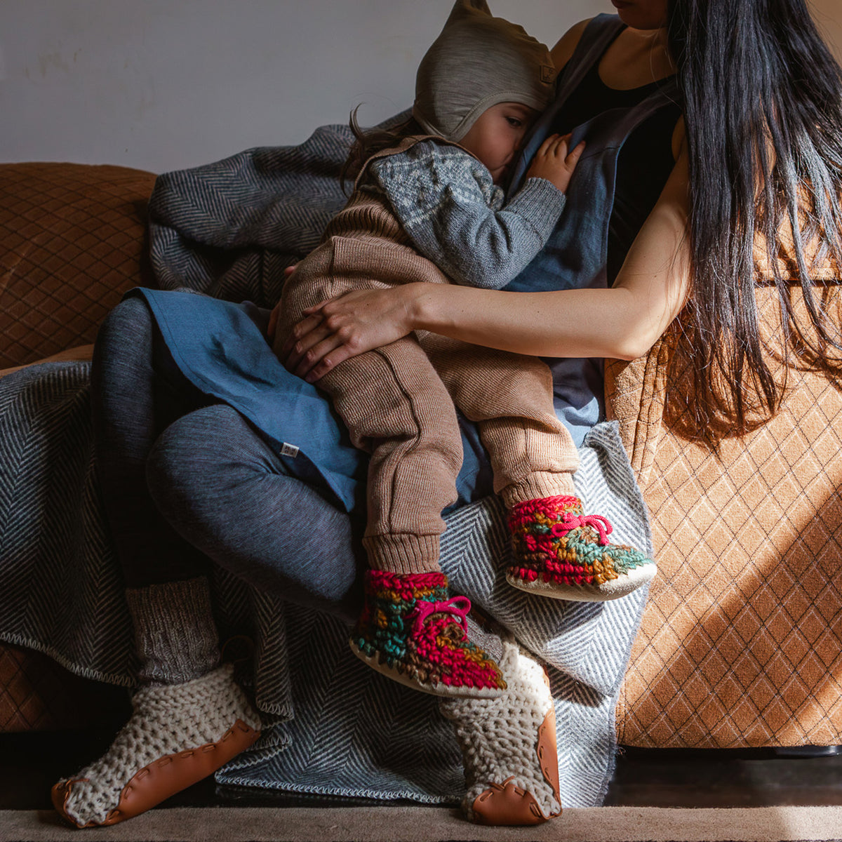 Padraig Slippers - Autumn Leaves (0-8y+)