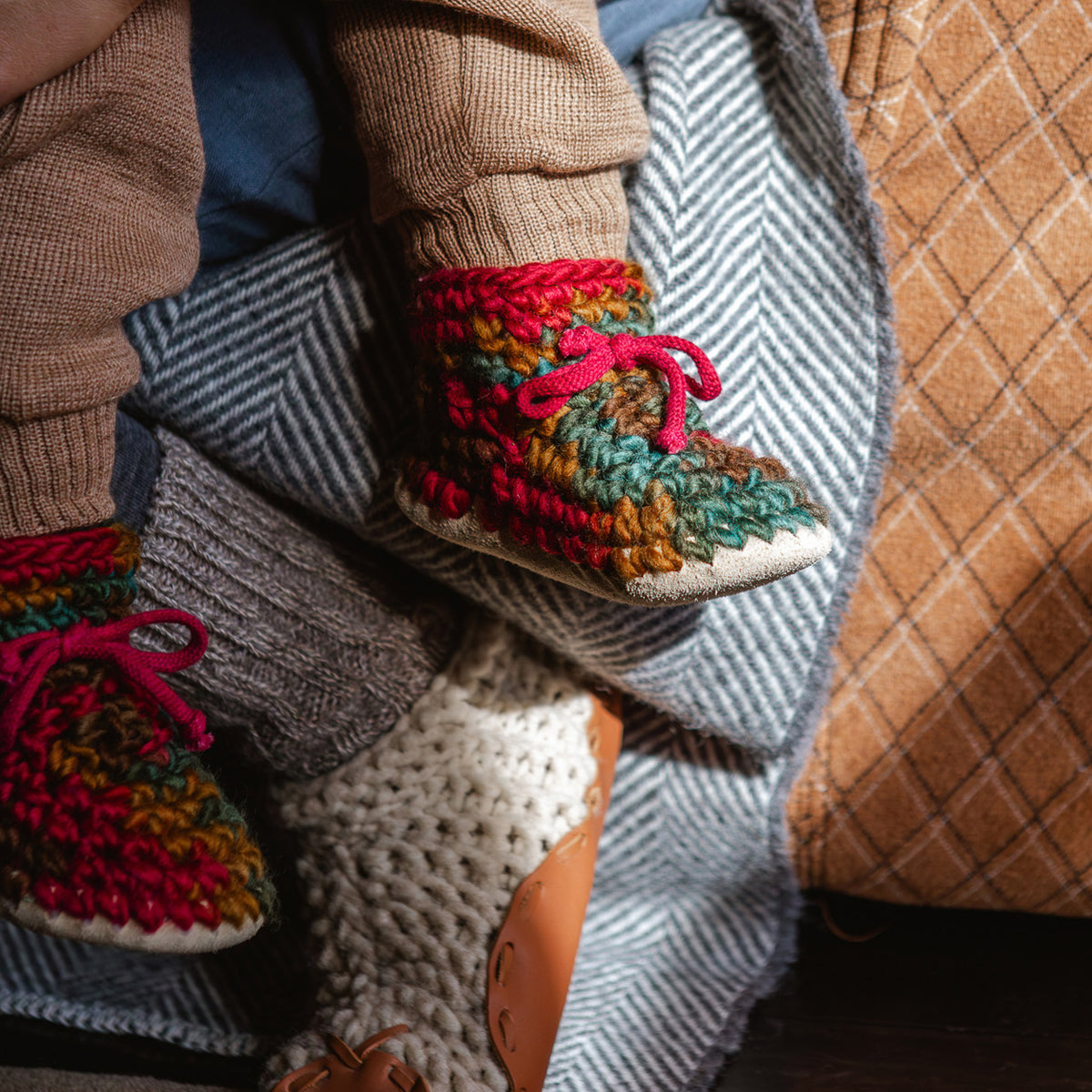 Padraig Slippers - Autumn Leaves (0-8y+)