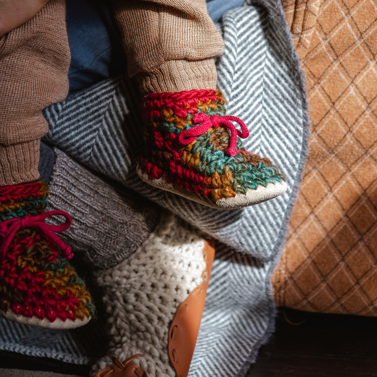 Padraig Slippers - Autumn Leaves (0-8y+)