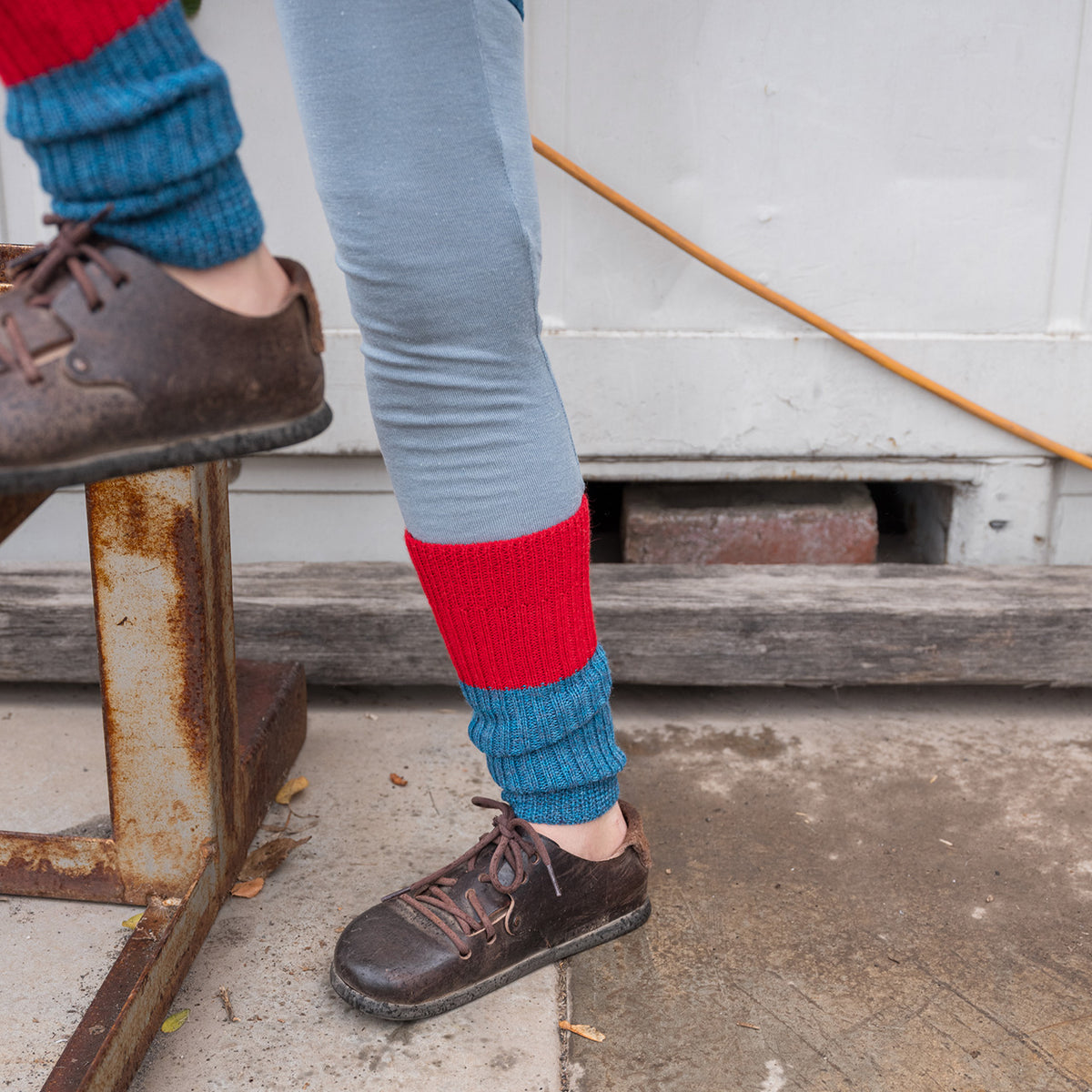 Ribbed Legwarmers - 100% Baby Alpaca (Youth-Adult)