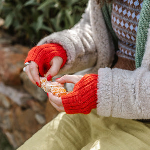 Fingerless Mits - Alpaca Rib (Adults) *Returning Soon