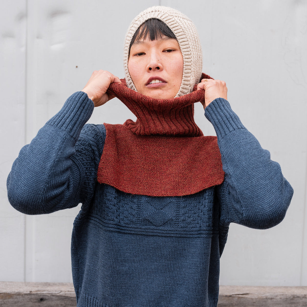 Turtle Neck & Chest Warmer - 100% Baby Alpaca (Adults)