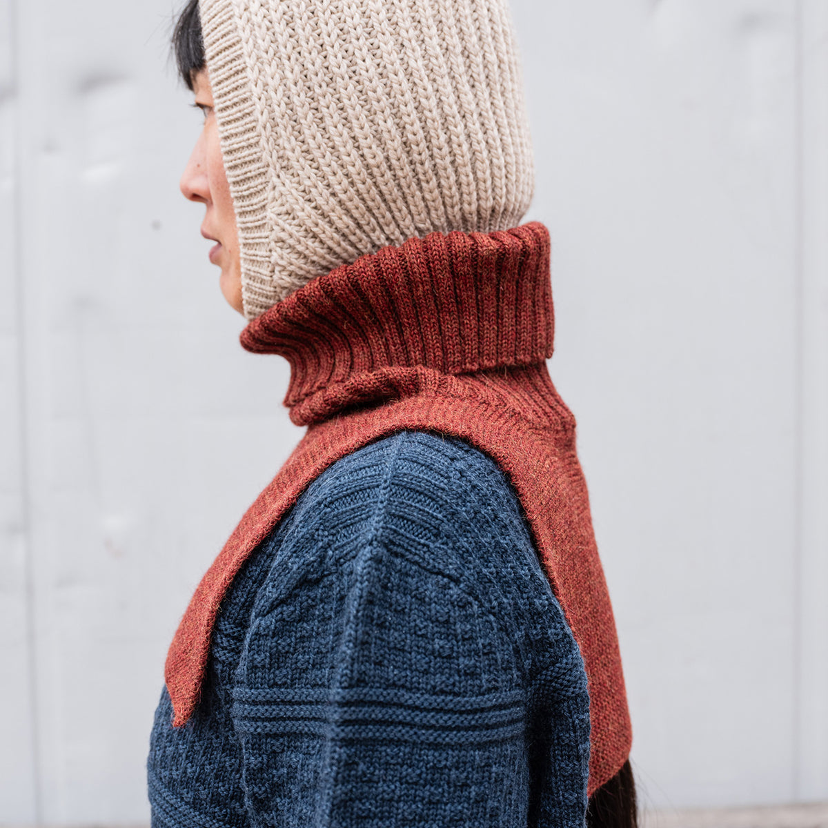 Turtle Neck & Chest Warmer - 100% Baby Alpaca (Adults)