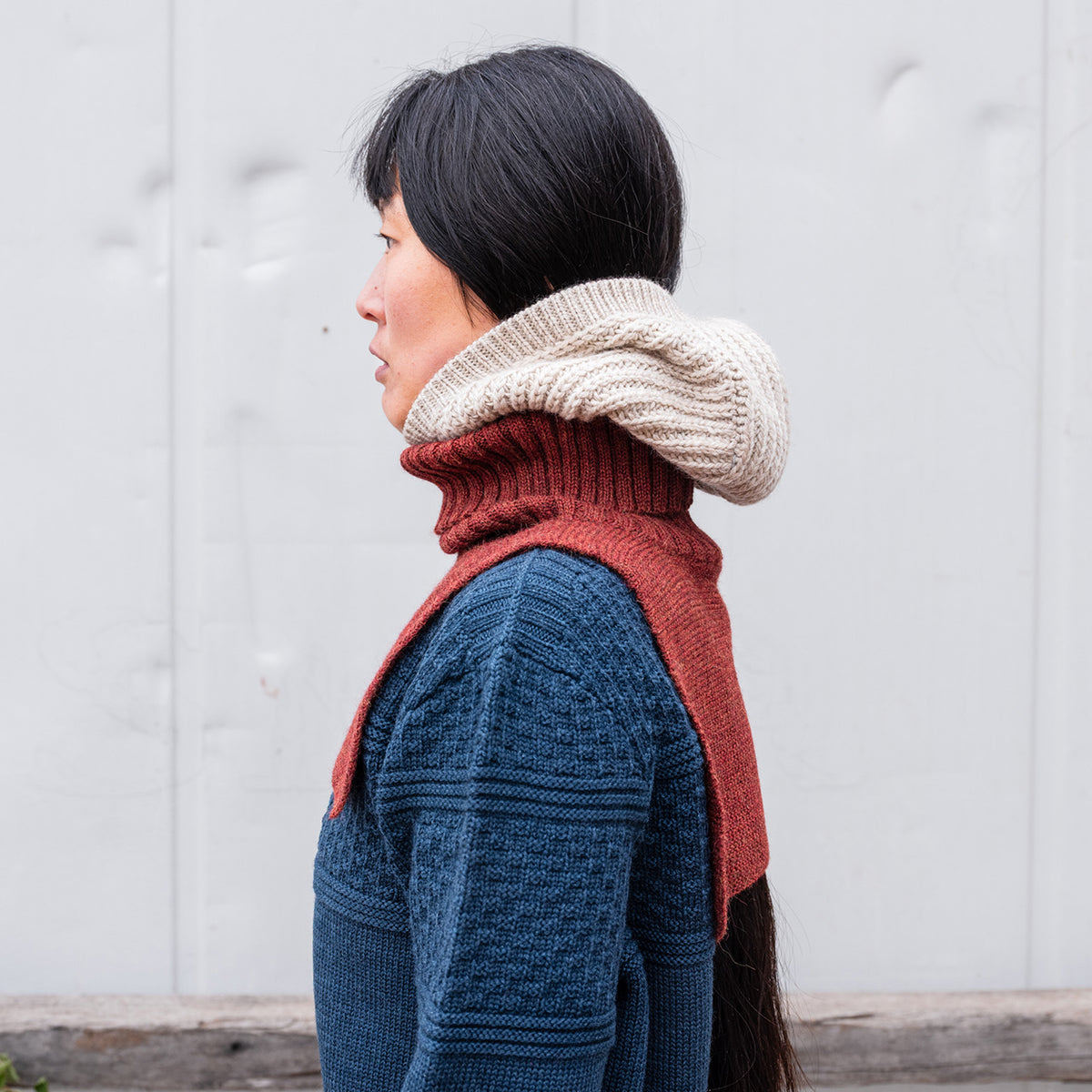 Turtle Neck & Chest Warmer - 100% Baby Alpaca (Adults)