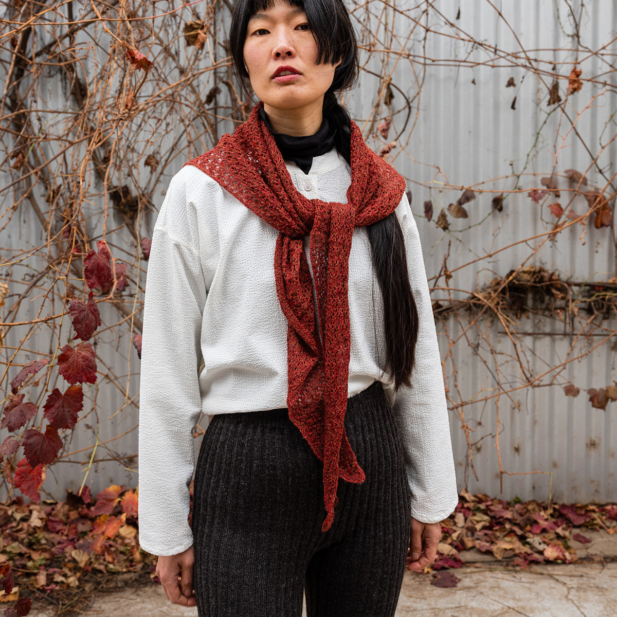 Triangle Scarf - 100% Baby Alpaca (Adults)