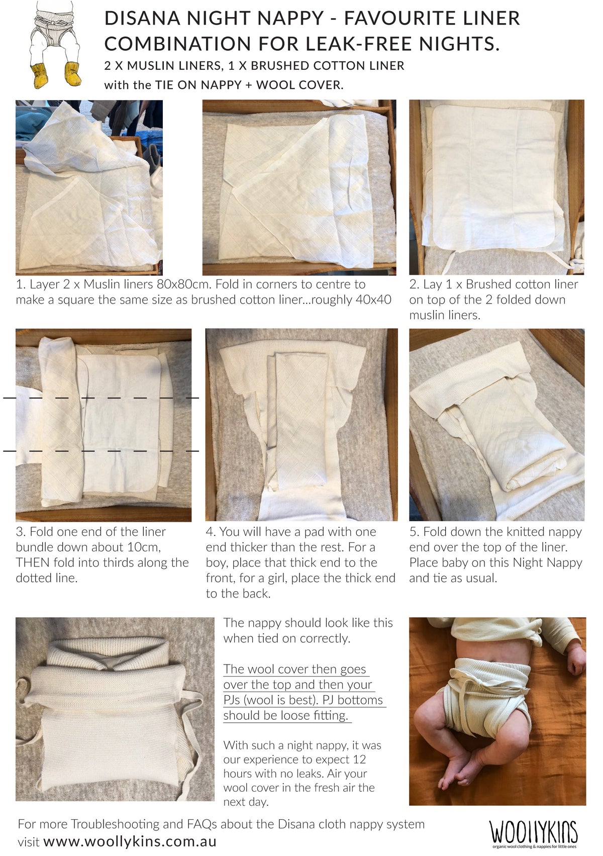 Trial Disana Nappy Pack Super+ for Nights/Heavy Wetters (Save 5%)