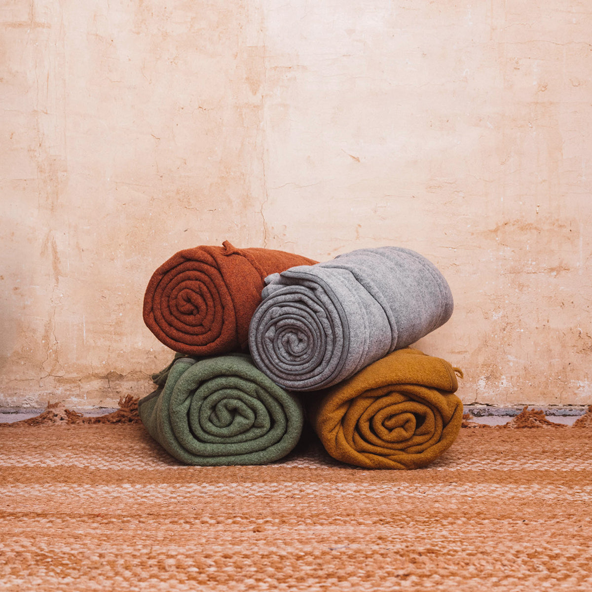Organic Merino Wool Fleece Blanket - Large (180x160cm)