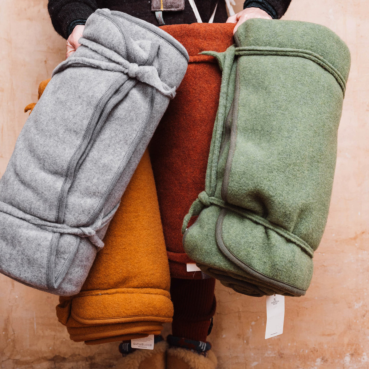 Organic Merino Wool Fleece Blanket - XL (240x160cm)
