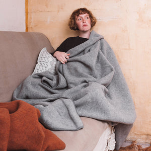 Organic Merino Wool Fleece Blanket - XL (240x160cm)