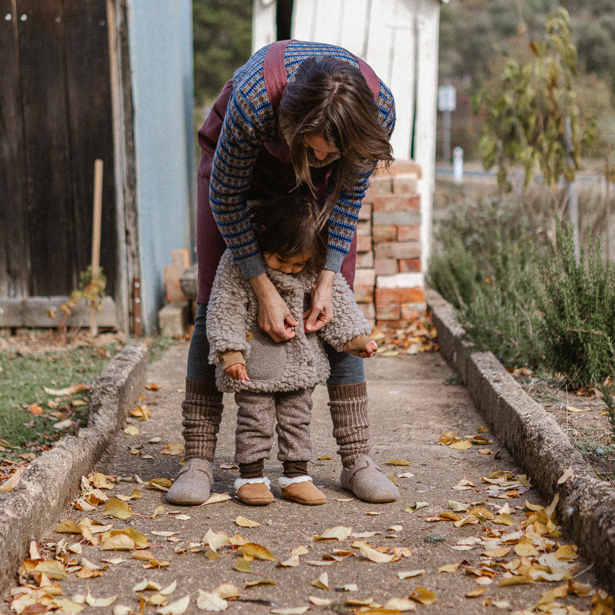 Plush Hooded Jacket - Wool/Tencel Teddy (1-8y) *Returning 2026