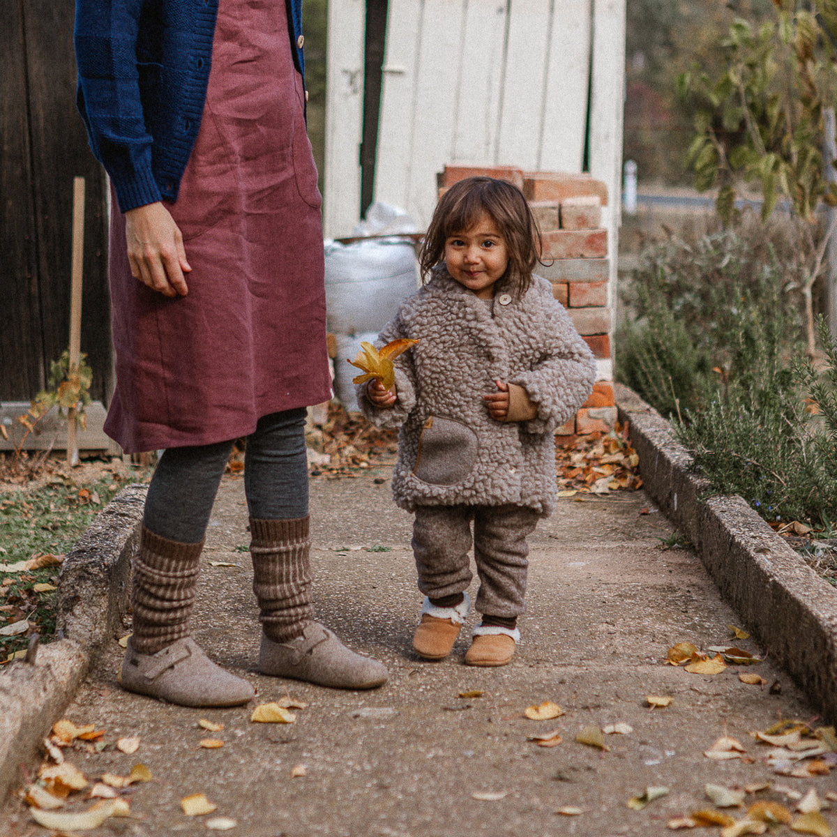 Plush Hooded Jacket - Wool/Tencel Teddy (1-8y) *Returning 2026