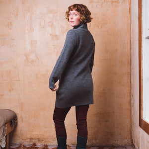 Wool Crepe Jumper Dress - Organic Merino