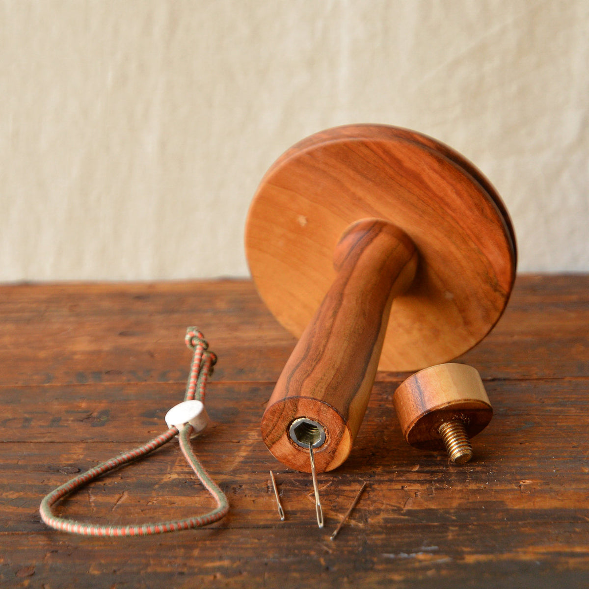 Super Deluxe Darning Mushroom with Groove & Needle Case