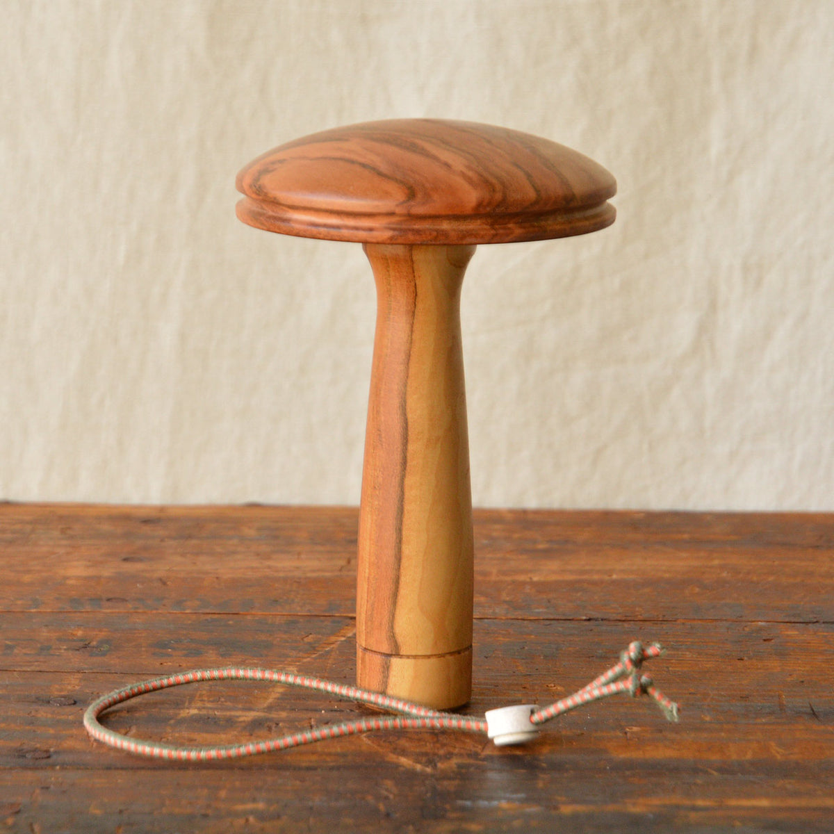 Super Deluxe Darning Mushroom with Groove & Needle Case